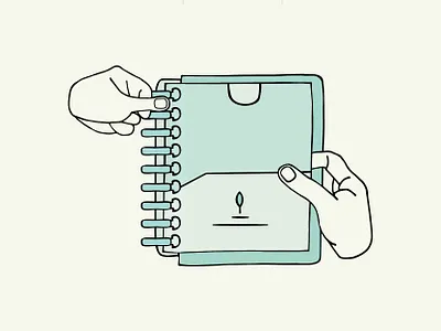 Planner Assembly | Step 2: Insert adobe illustrator assembly design graphic design guide guideline hand illustrated illustration manual planner shape steps vector