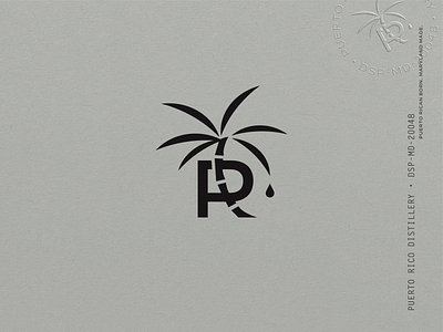 Puerto Rico Distillery Identity branding cane design distillery drop identity illustration label logo palm palm tree pitorro puerto rico rum spirit stamp