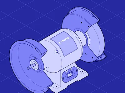 Alive Blueprints assembly blueprint engineering instructional instructions isometric manual metal owners manual power tools step by step tech technical drawing technical illustration technology tools vector graphics