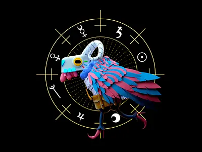 //03 - The Wizard 3d 3d art c4d character character design design digital graphic illustration render