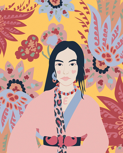 Etro Illustration art artwork fashion illustraion illustrator