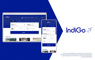 Flight Search Feature for IndiGo airlines indigo search bar search bar design travel page ui travel website ui design website design