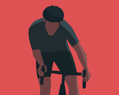 CYCLIST adobe art bike branding cyclist design draw drawing drawings graphic graphic design illustration illustrator minimal photoshop vector web