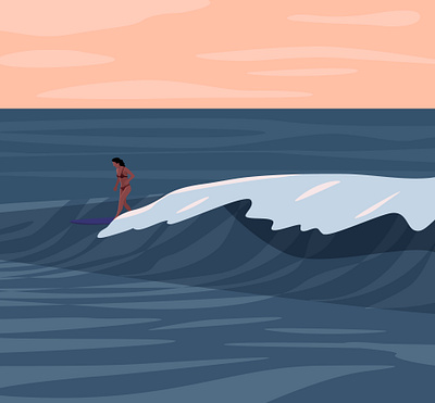 KELIA MONIZ adobe art beach branding design graphic graphic design illustration illustrations illustrator minimal ocean photoshop surf surfing vector waves web