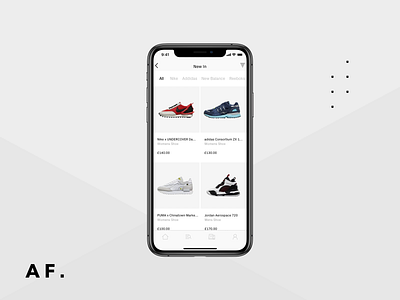 Nike Shopping App for iOS 3d after effects app blender design motion design product design trainers ui ux