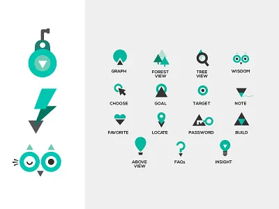 OROS icon family branding icon iconography icons kochcomm