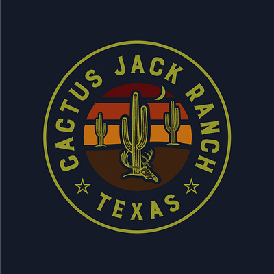 Cactus Jack Ranch badge badge logo brand brand design brand identity branding branding agency branding and identity design graphic design icon icon design logo logo design mockup mockups vector