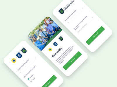 Chapultepec UI branding form landing page design mobile typeform ui