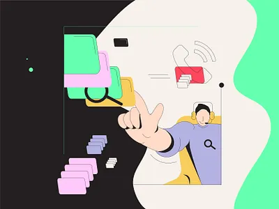 Support app blog colorful design drawing icon illustration illustrator sketch supply ui vector vectorart