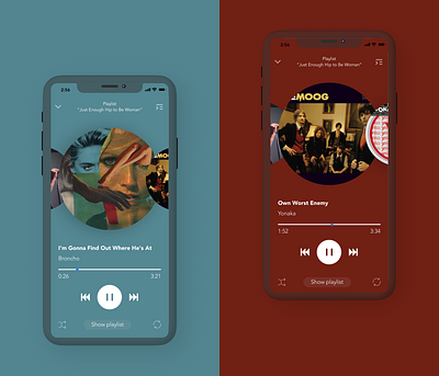 Music player — daily UI 009 009 2020 app challenge concept daily daily 100 challenge daily ui daily ui 009 dailyui flat music music player music player ui player ui