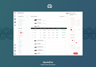 Automotive Retailing Pricing Satellite automotive app card design icon minimal sketchapp typography ui ux web