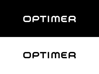 Optimer Logo athletics branding custom lettering design logo type typography
