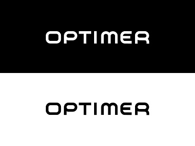Optimer Logo athletics branding custom lettering design logo type typography