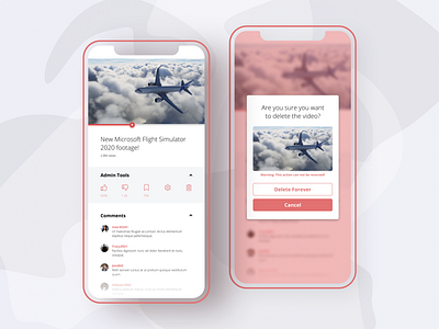 UI Challenge Day 16 app branding daily 100 challenge daily ui dailyui minimalist modern pop popup ui ux video video player