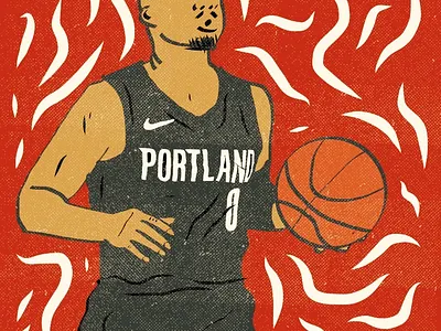 Dame Dolla adobe draw basketball espn march madness nba playoffs
