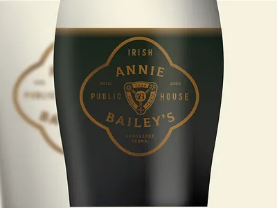 Annie Baileys Branding badge badge logo brand identity branding clean illustration illustrator lettering typography vector vintagedesign