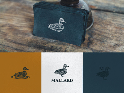 Mallard Logo blue clean copper design illustration logo mallard monoline vector