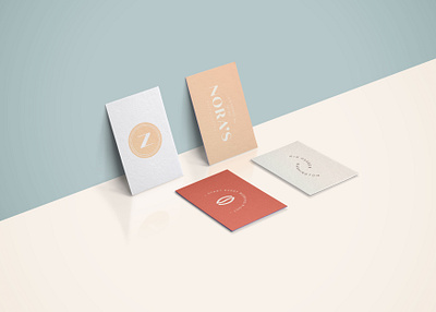 Nora's Café & Coffee - Brand Identity Design brand identity branding business card coffee logo coffeehouse logo coffeeshop icon logo