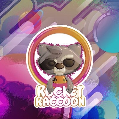 Rocket Raccoon animals cosmic marvel cute guardians of the galaxy illustration marvel rocket rocket raccoon vector