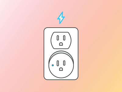 Halp! Smart Plug amazon flat illustration placeholder