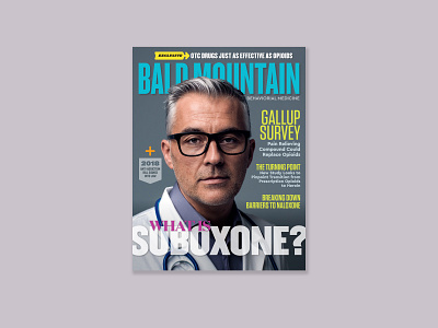 Bald Mountain Behavioral Medicine magazine clinic cvetan design doctor magazine magazine cover medicine milwaukee photoshop picture retouching publication typography