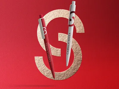 Brand - Camilla Souza branding design flat icon logo