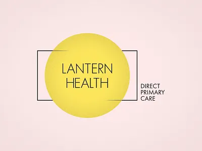 Lantern Health branding design logo