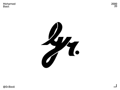 Gr. branding company design logo logodesign logoinspiration minimalist monogram photoshop typography