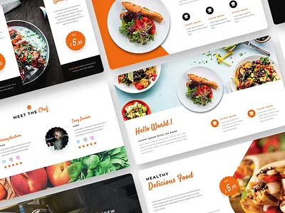 Culinary Presentation Template food layout layout exploration layoutdesign powerpoint powerpoint design powerpoint presentation powerpoint template ppt ppt template pptx