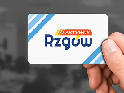 Aktywny Rzgow Logo & Card Design customer card design local sports centre logo logo logo design loyalty card regular customer card sport card sport plan card