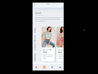 Shopping Application app application fashion illustration mobile mobile design neumorphism online shopping shopping shopping app shoppingapp ui uidesign