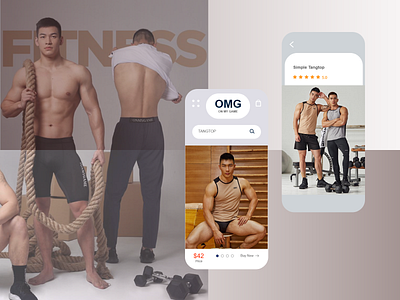 OMG 2 app branding buy design health mobile ui play