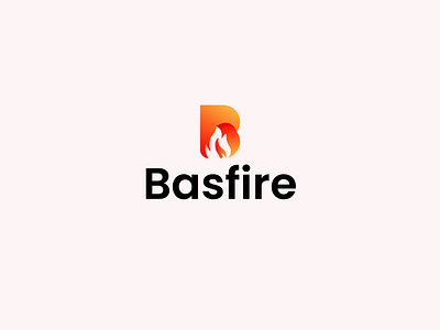 Basfire modern logo| fire icon| letter mark b letter logo business logo combination mark creative design fire icon fire logo graphic design icon design letter logo logo logo design logo designer logo maker logo mark logofolio minimal modern unique unique logo