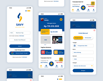 SAVY – Smart Financial Management for Gen-Z anime finance financial financial management gen z management manga money ui wallet