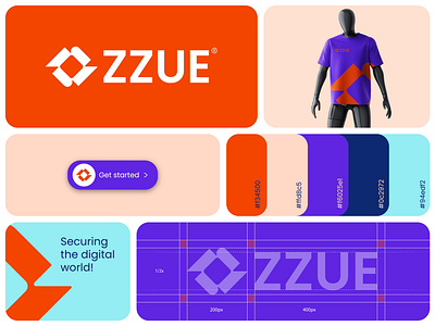 ZZUE® Branding brand identity branding creative logo design illustration logo logo design ui visual identity