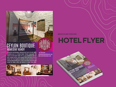 Hotel Flyer design flyer graphic design illustration