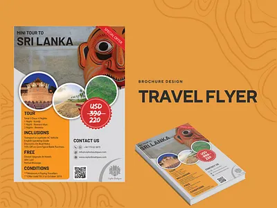 Travel Flyer brochure design flyer graphic design illustration minimal