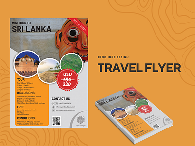 Travel Flyer brochure design flyer graphic design illustration minimal