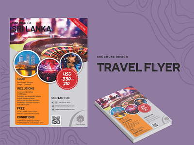 Travel Flyer brochure design flyer graphic design illustration minimal