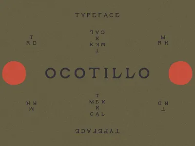 OCOTILLO TYPEFACE arizona cacti cactus california desert font fonts hand hand drawn handdrawn land land boys landboys mexico ocotillo raw rough southwest typeface typography