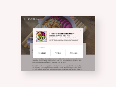 Social Share - Daily UI #010 010 dailyui design share social share ui ux web