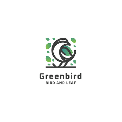 Greenbird Logo bird logo branding design flat icon illustration lineart logo logo for sale logo mark logodesign