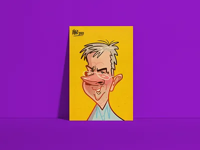 Chris - Element Human company caricatures caricature caricatures ipadart photoshop sketchbook