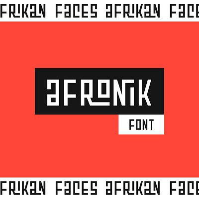 Fonte Afronik - Grátis para uso pessoal e comercial design font font design fonts typography