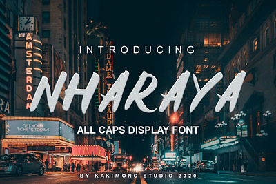 NHARAYA challygraphy font font awesome font design handlettering handmadefont handmadetype lettering typography