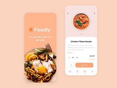 Food Service App - Part 2 app app design application clean design ecommerce food app interactive design interface design ios iphone minimal mobile screen ui uidesign user experience user interface ux uxdesign