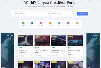 Best Classified WordPress Theme! ads blog blog design classified illustration wordpress