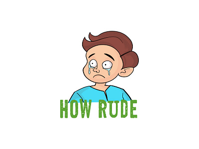 Boy Is Crying Sticker Design cartoon stickers chat stickers design funny illustration indian cartoon man cartoon stickerart stickers