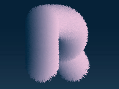 FurrRrry blue furry illustrator pink rad type typography