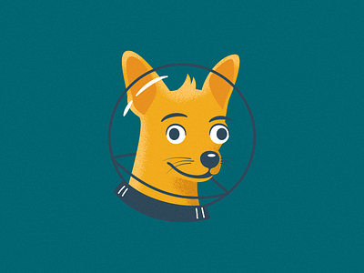 Spacedog chihuahua dog head helmet space yellow